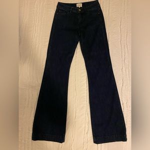 Sezane High rise flare jeans
